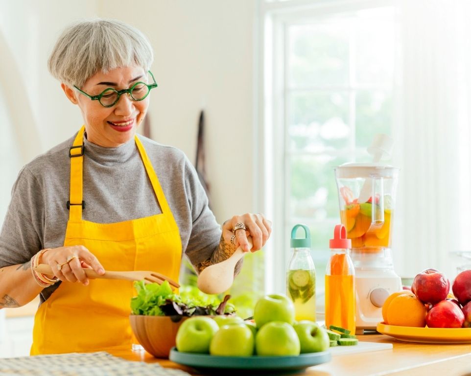 Dieta saudável na terceira idade 
